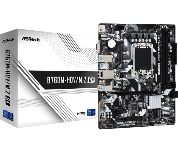 ASRock B760M-HDV/M.2 DDR4 - 1107463 - zdjęcie 3